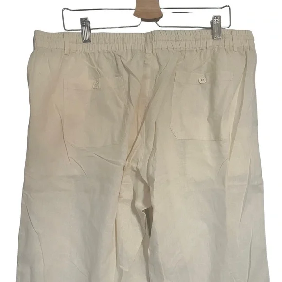 cream linen pant 2XL hatandbeyond - Picture 7 of 8